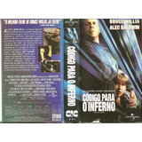 Vhs - Codigo Para O Inferno - Bruce Willis, Alec Baldwin 